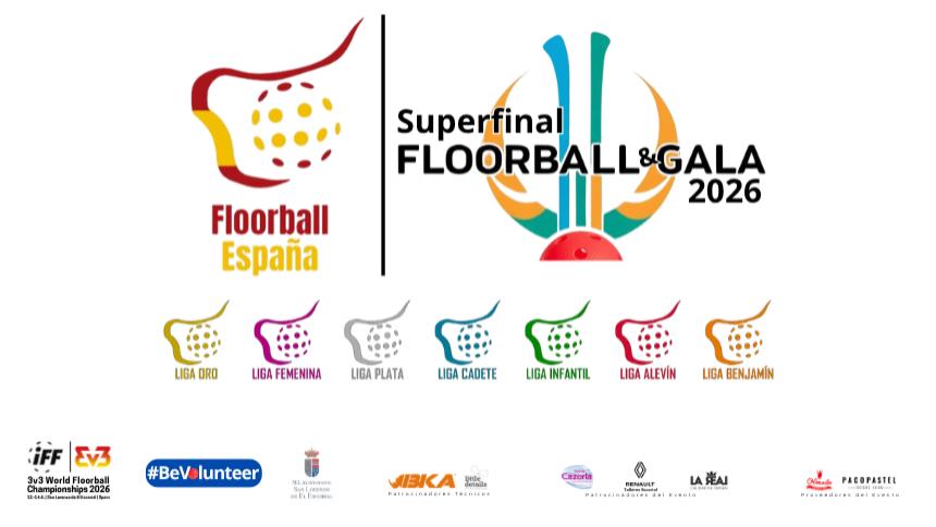 Superfinal y Gala del Floorball 2026: un fin de semana decisivo en San Lorenzo de El Escorial